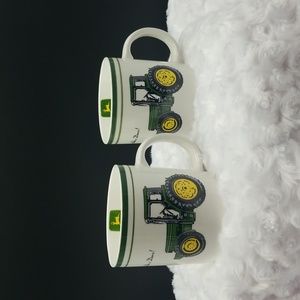 2 John Deere "Nothing runs like a Deere!" Marketed by Gibson Tractor Mug